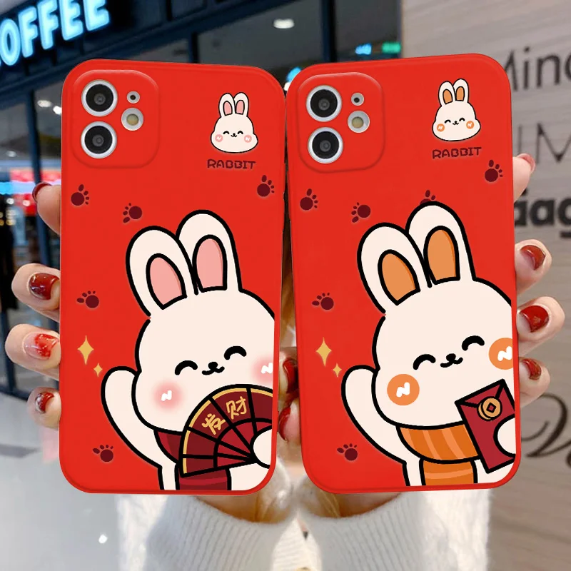 

New Year Phone Case For iPhone 11 12 13 14 Pro Max Case iPhone X XR XS Max 8 7 6 6S Plus 12 13 Mini SE 2022 Soft TPU Cover Capa