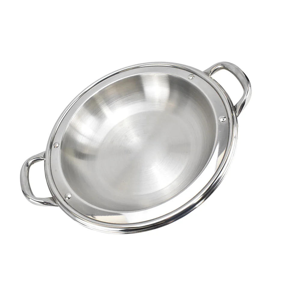 

Stainless Steel Sheet Pan Korean Noodle Pot Griddle Chinese Shabu Stockpot Ramen Cooktop Hot Steamer