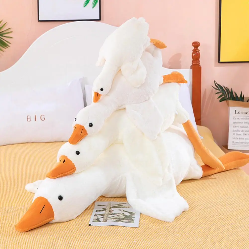 

Cute Goose Plush Toy Soft Stuffed Animal Sleeping Pillow Cushion Plush Doll For Home Decor Children Gifts