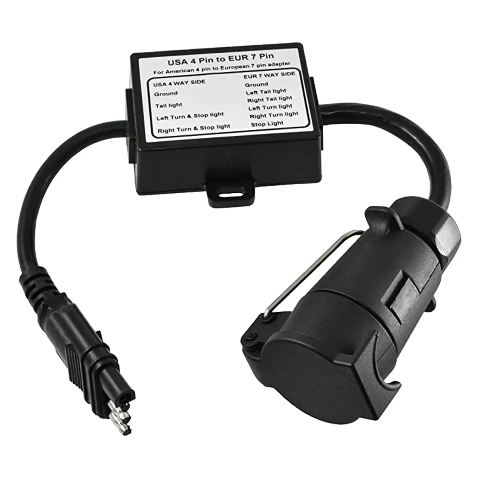 Вилка для прицепа США 4 контакта в ЕС 7 контактов тормозной рулевой сепаратор