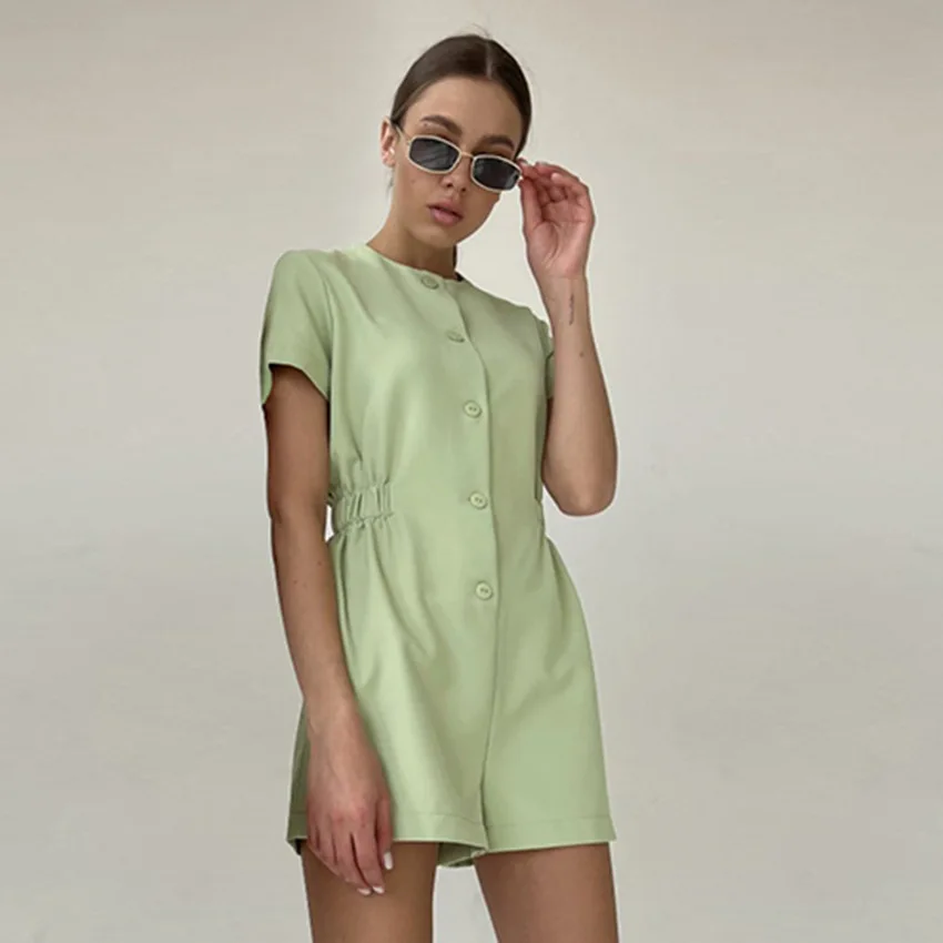 Summer New Jumpsuit Shorts Womens Short Sleeve Jumpsuit Womens Clothing