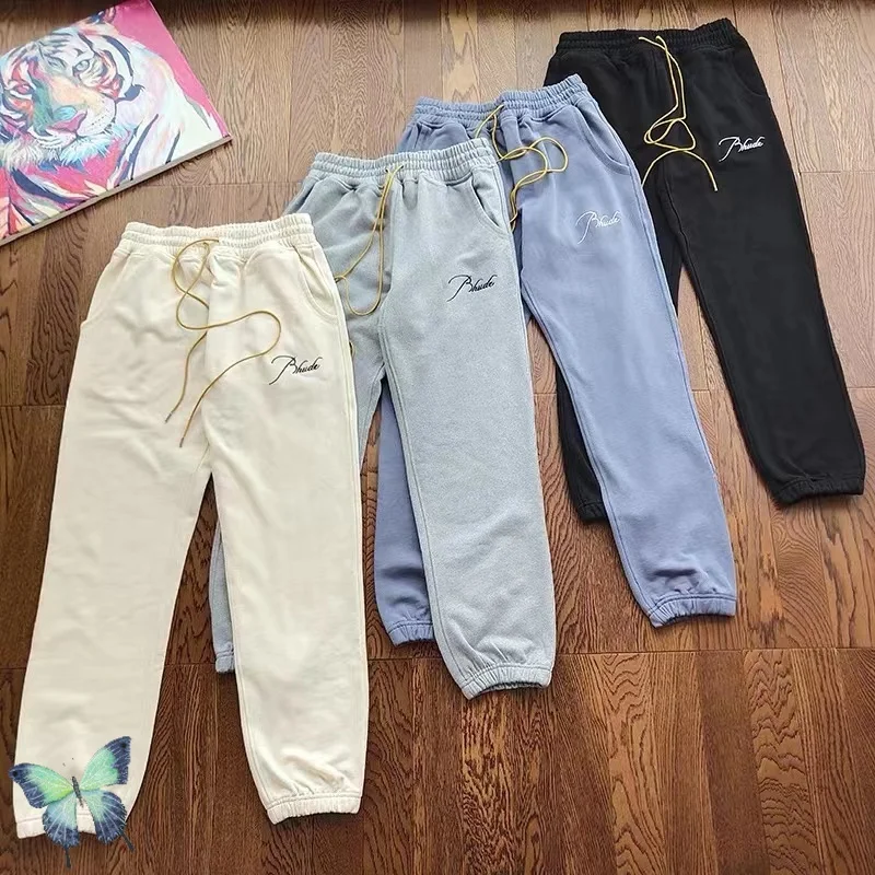 

Men Women Embroidery Logo 2022 New RH Pants RHUDE Sweatpants