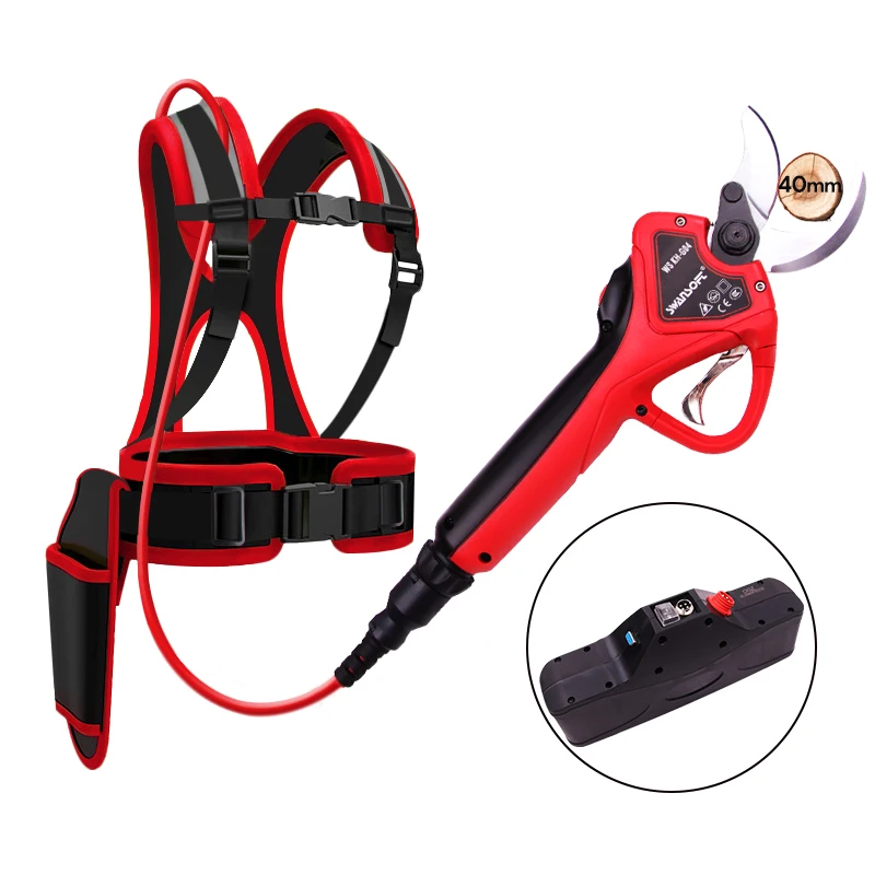 

40 Mm Electric Progressive Pruning Shear With Finger Protection Electric Pruning Scissors