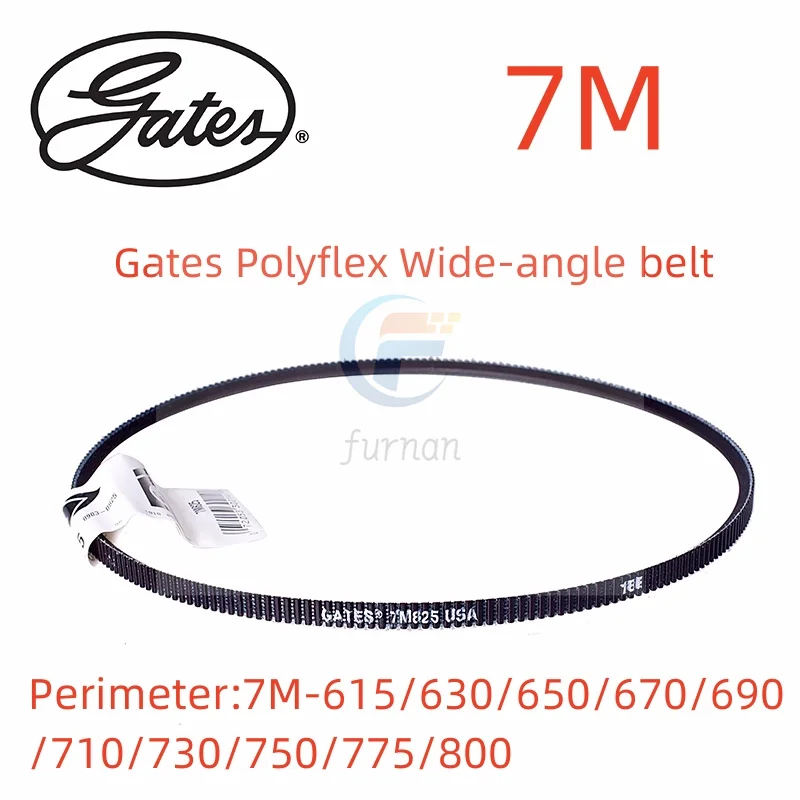 Широкоугольный ремень Gates Polyflex 7M615 7M630 7M650 7M670 7M690 7M710 7M730 7M750 7M775 7M800 треугольный ремень передачи