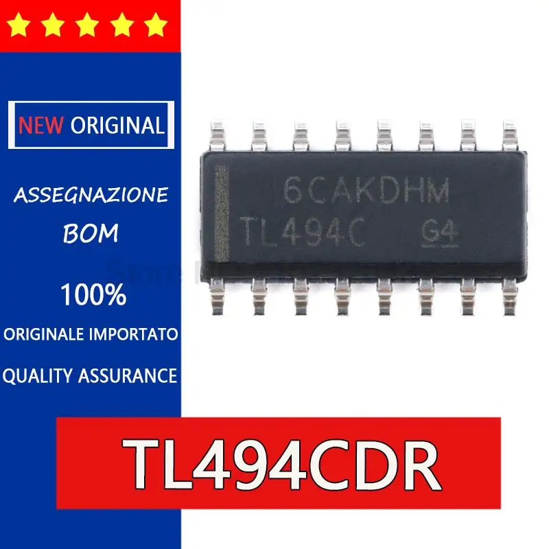 5 шт., Оригинальная схема управления TL494C TL494CDR TL494 SOP16
