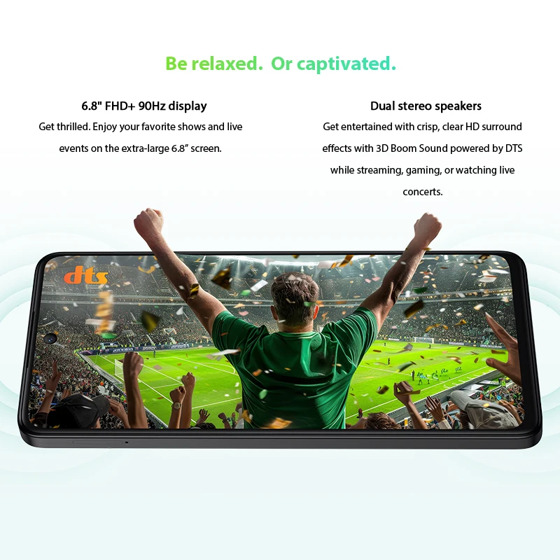 Фото Глобальная версия TCL 60 NXTPAPER с 6,8-дюймовым FHD+ дисплеем NXTPAPER, 108-мегапиксельной задней камерой и до 512 ГБ памяти. №5
