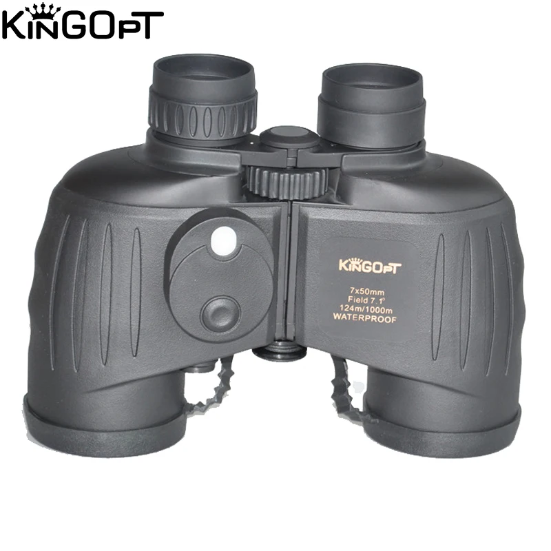 

Kingopt High Definition Military Waterproof Porro BAK4 7x50 Binoculars With Rangefinder Telescopes