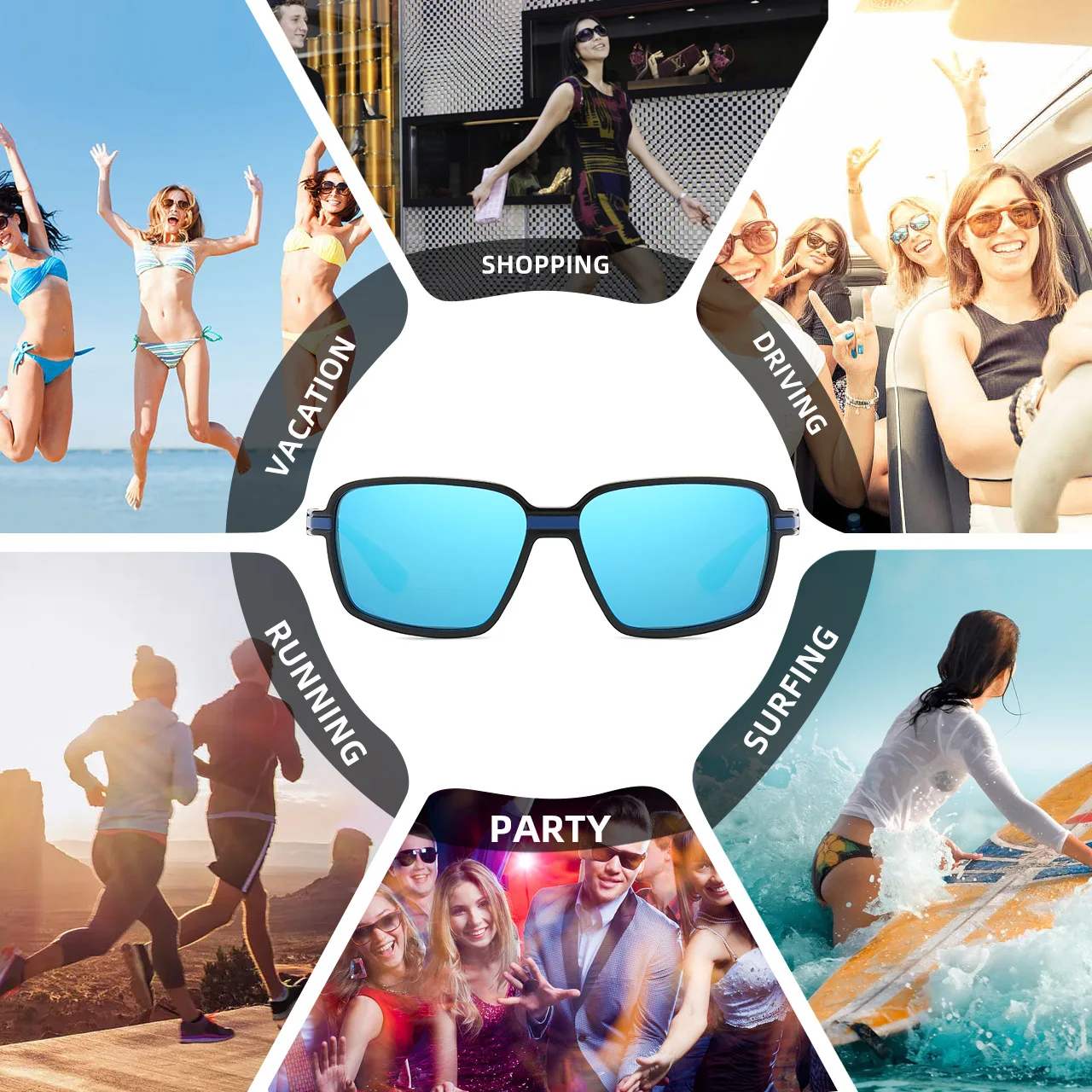 Новинка 2023 Мужские поляризационные солнцезащитные очки XY433 для занятий спортом