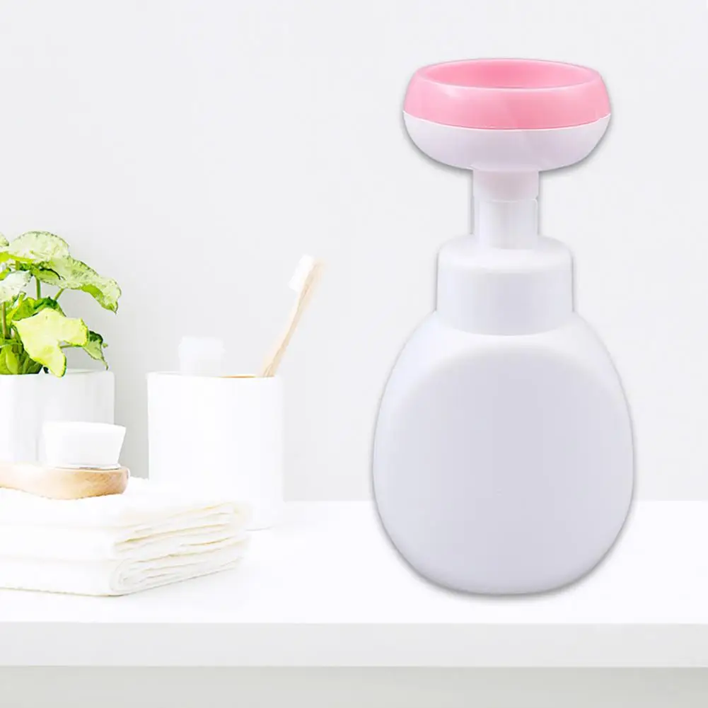 

250ml Pump Bottle Flower-shaped Exquisite Craftsmanship Removable Travel Liquid Soap Dispenser for Home