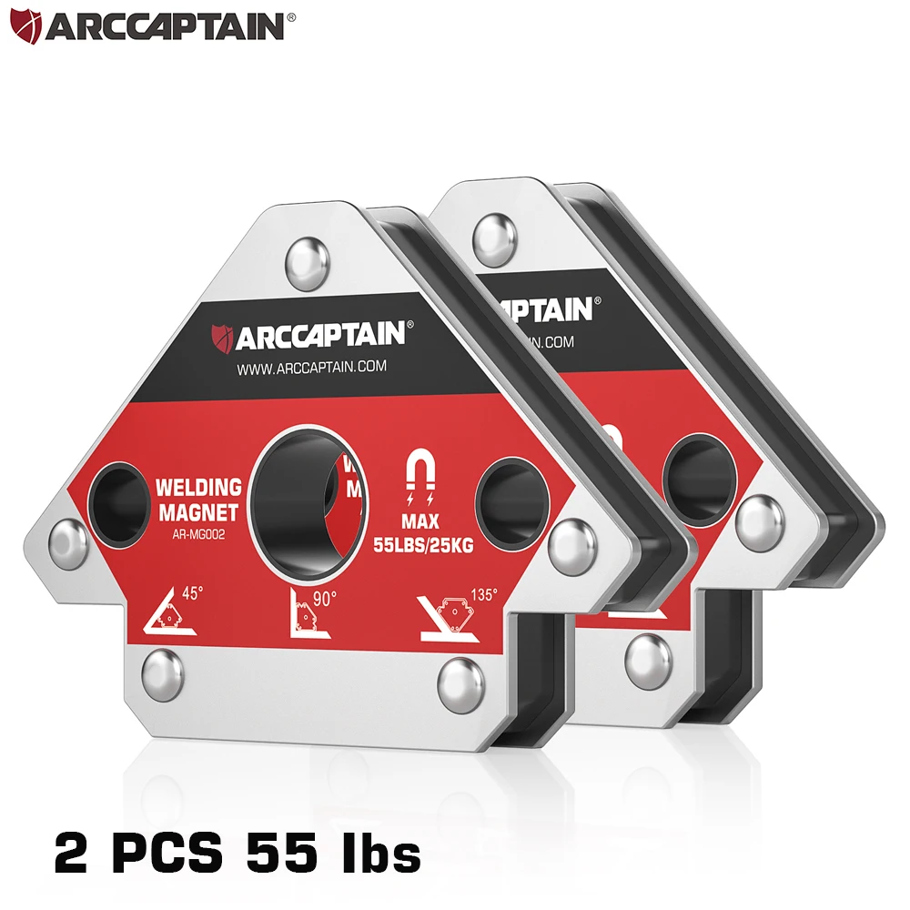 

ARCCAPTAIN Сварочные магнитные сварочные держатели Угловая припойная стрелка Магнит Сварочный фиксатор Позиционер Ферритовый удерживающий вспомогательный локатор
