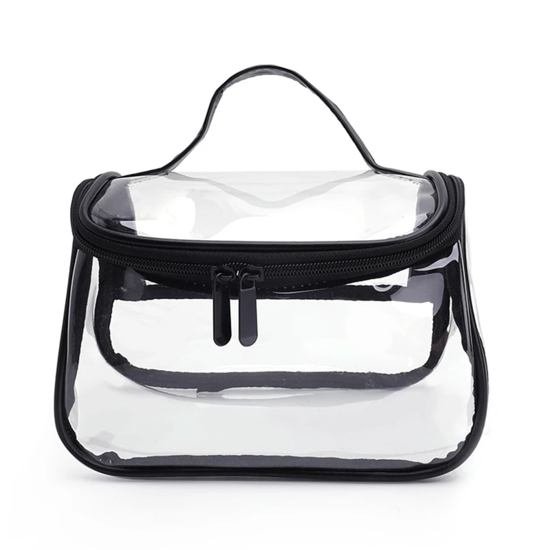 

Clear Cosmetic Bag Makeup Toiletry Wash Bag Transparent PVC Zipper Bag 517D