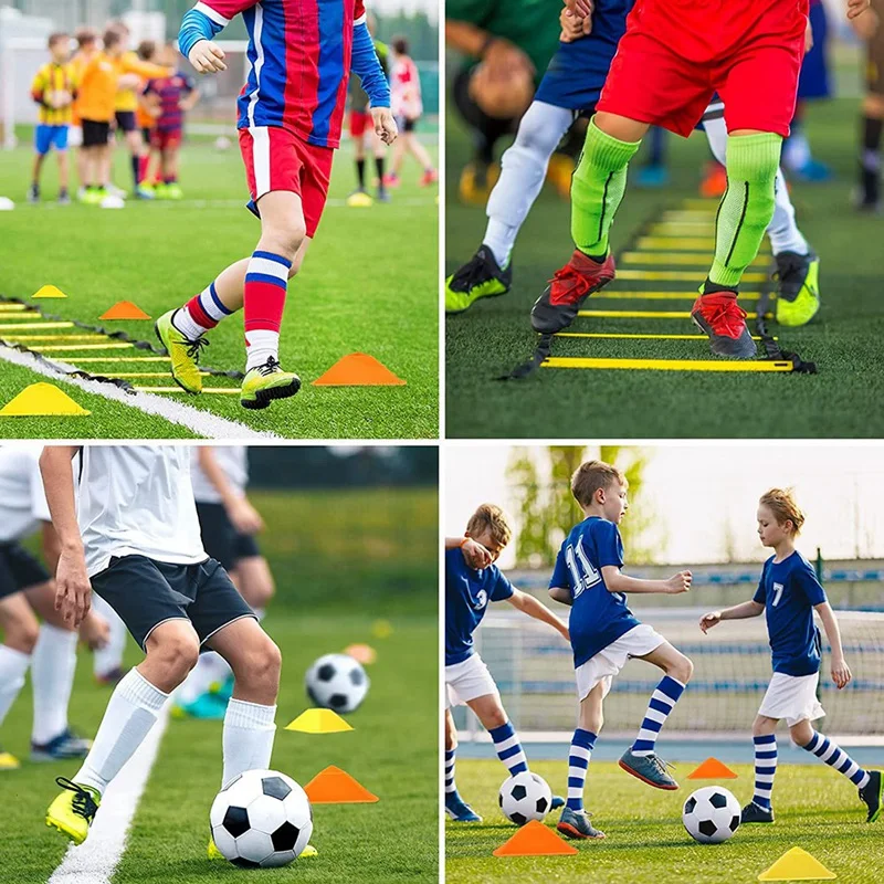 Треугольный диск с логотипом для детей и молодежи Футбольная тренировка 20 футов