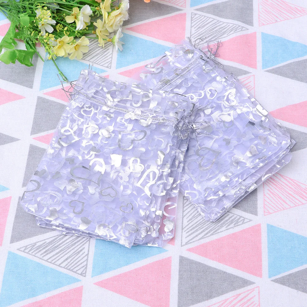 

Pouch Gift Candy Pouches Drawstring Jewelry Bagsmesh Wedding Present Organza Satin Wrap String Treat Festival Sheer Package