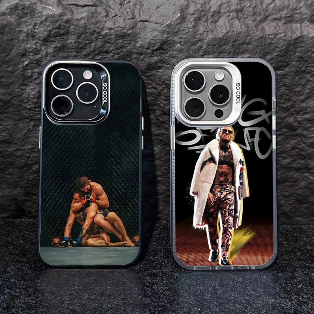 Чехол для телефона Conor McGregor iPhone 16 15 14 13 12 11 Pro Max Plus цветной противоударный