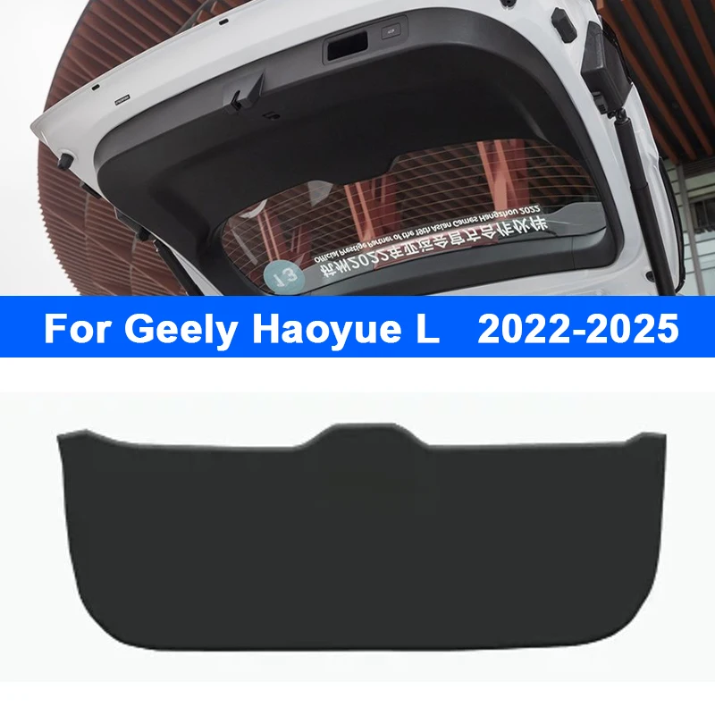 

Для Geely Haoyue L 2020-2023 2024 2025 багажник автомобиля, противоударная накладка на заднюю дверь, защитная наклейка от царапин, внутренняя подкладка багажника