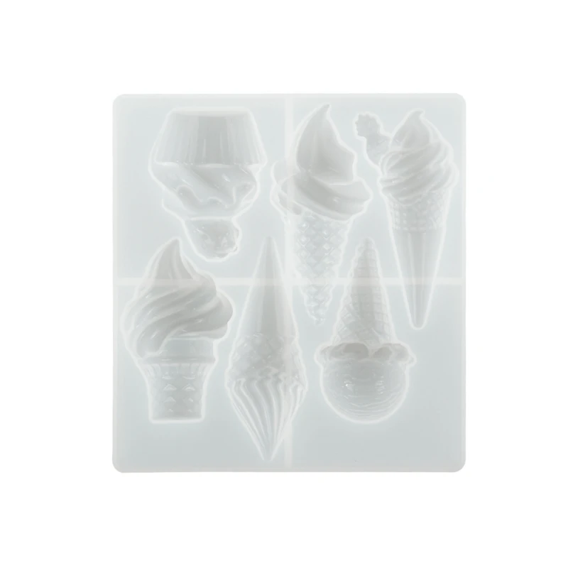 

D7WB силиконовые эпоксидные формы DIY ремесла формы настольные украшения в форме мороженого