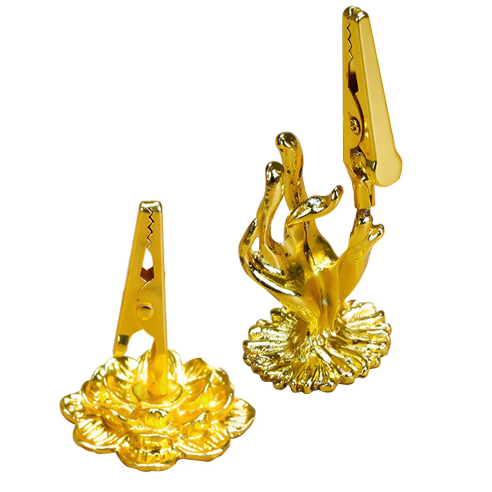 

2Pcs Versatile Mosquito Coil Incense Racks with Buddha-hand Shape Base for Home