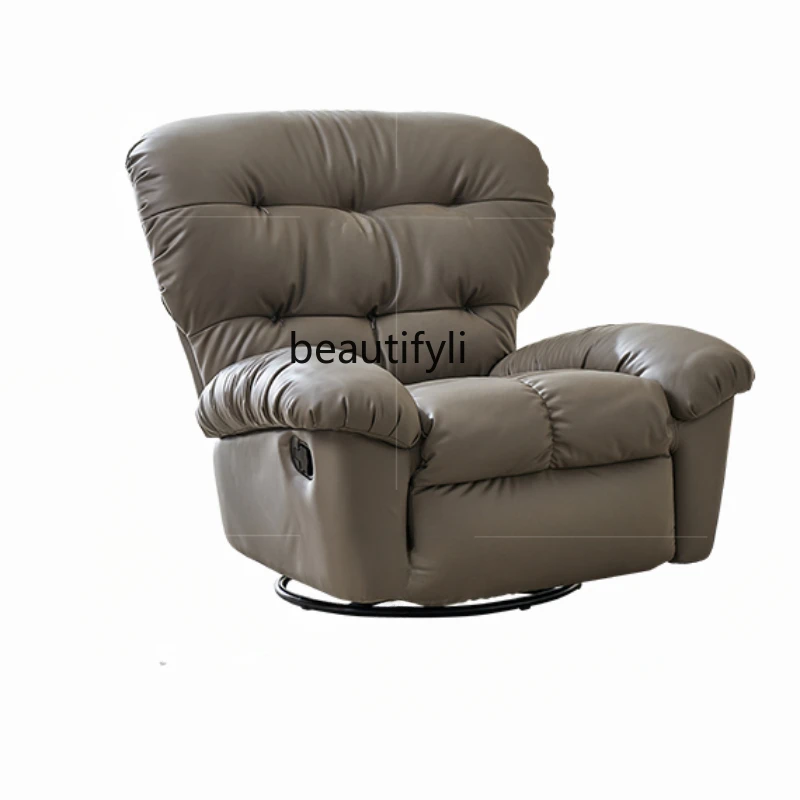 

Multifunctional Cloud Couch Home Leisure Foldable Rotating Rocking Chair Living Room Single Sofa