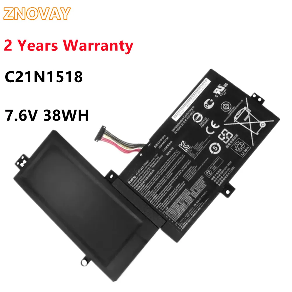 ZNOVAY C21N1518 Аккумулятор для ноутбука ASUS VivoBook Flip TP501 TP501UA TP501UB TP501UQ TP501UA-CJ016T Series 7,6 V 38Wh