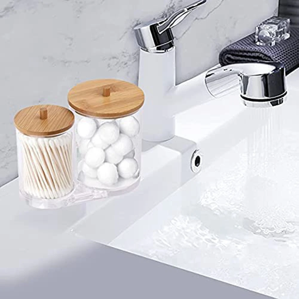 Держатель для ватных палочек с искусственным дизайном акриловый держатель