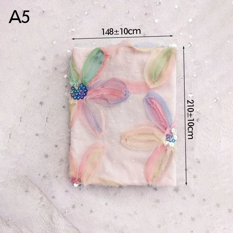 

Обложка для книги тканевая милый цветок А4/A5/A6/B5