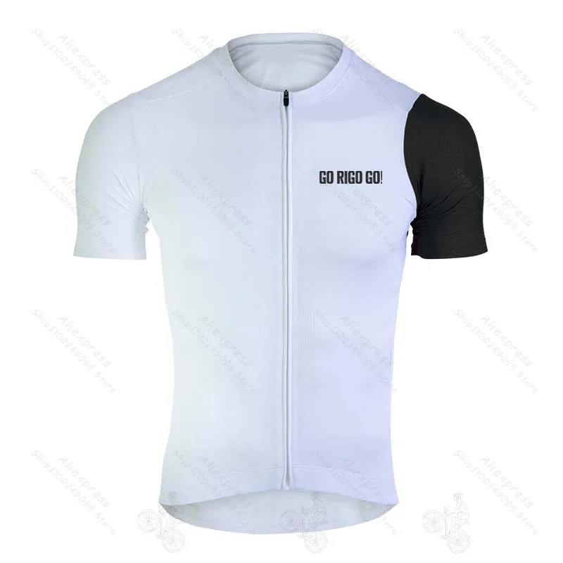 

2022 Go Rigo Go Cycling Jersey Sets White Cycling Clothing Colombia Team Bike Short Sleeves Men's Bicycle Shirt Ciclismo Maillot