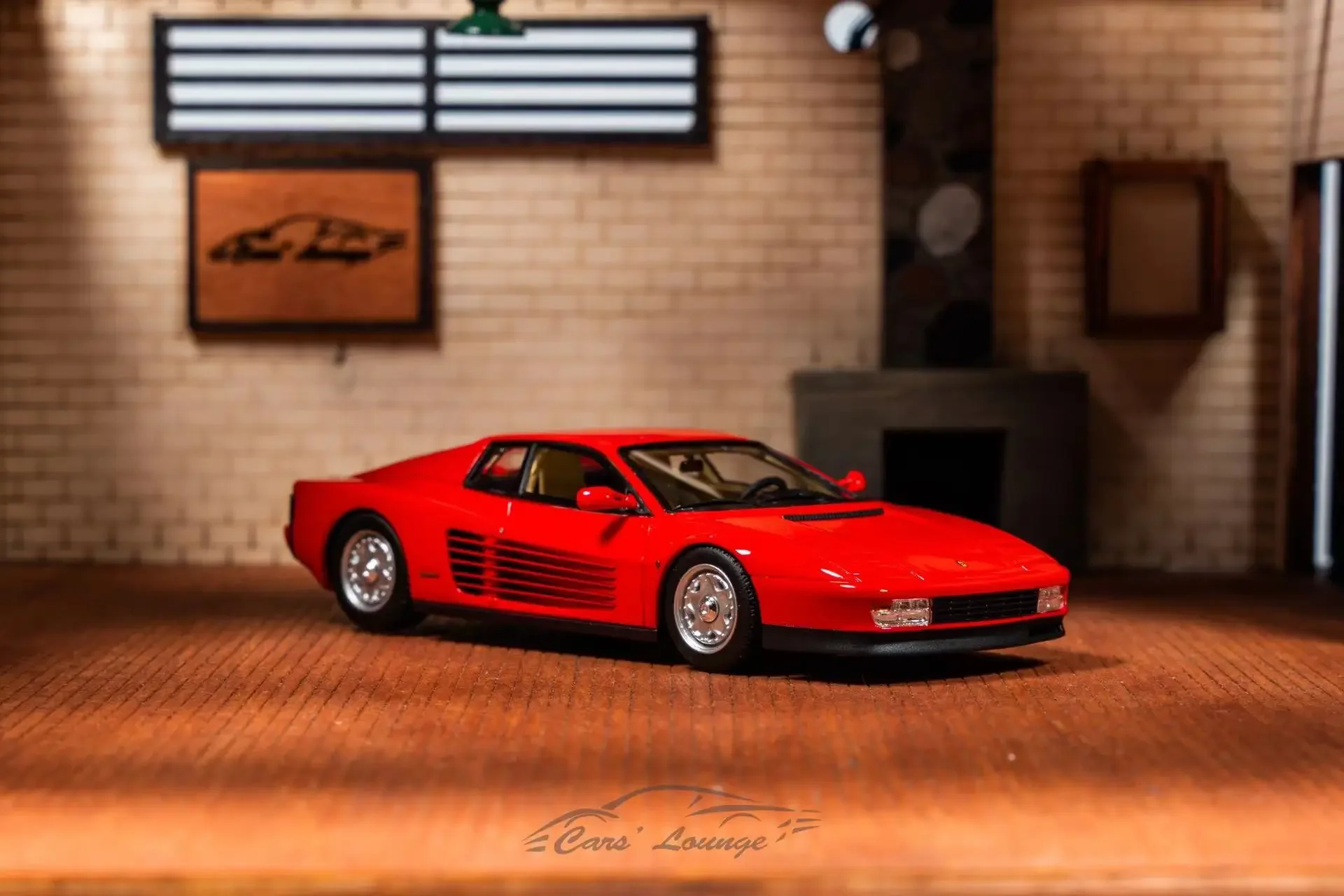 Модель Cars' lounge 1:64 Testarossa Giallo Argento