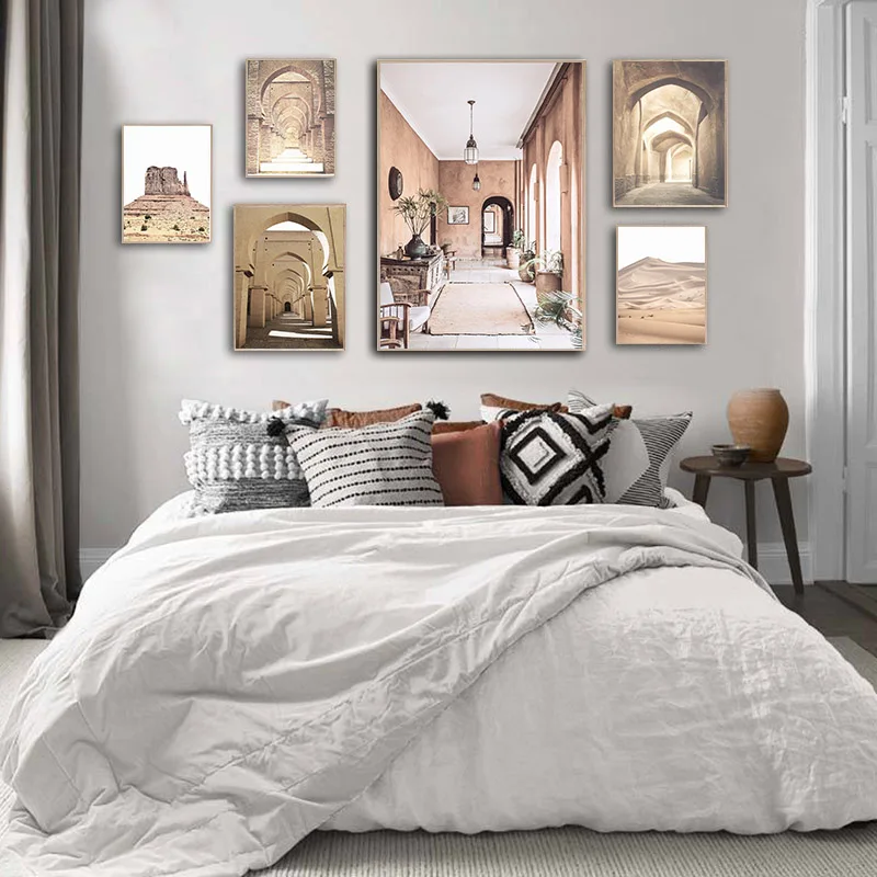 

Цветочный принт, цветок пиона, ботанический ретро-постер, скандинавский художественный постер на холсте с растениями, Современная Настенна...