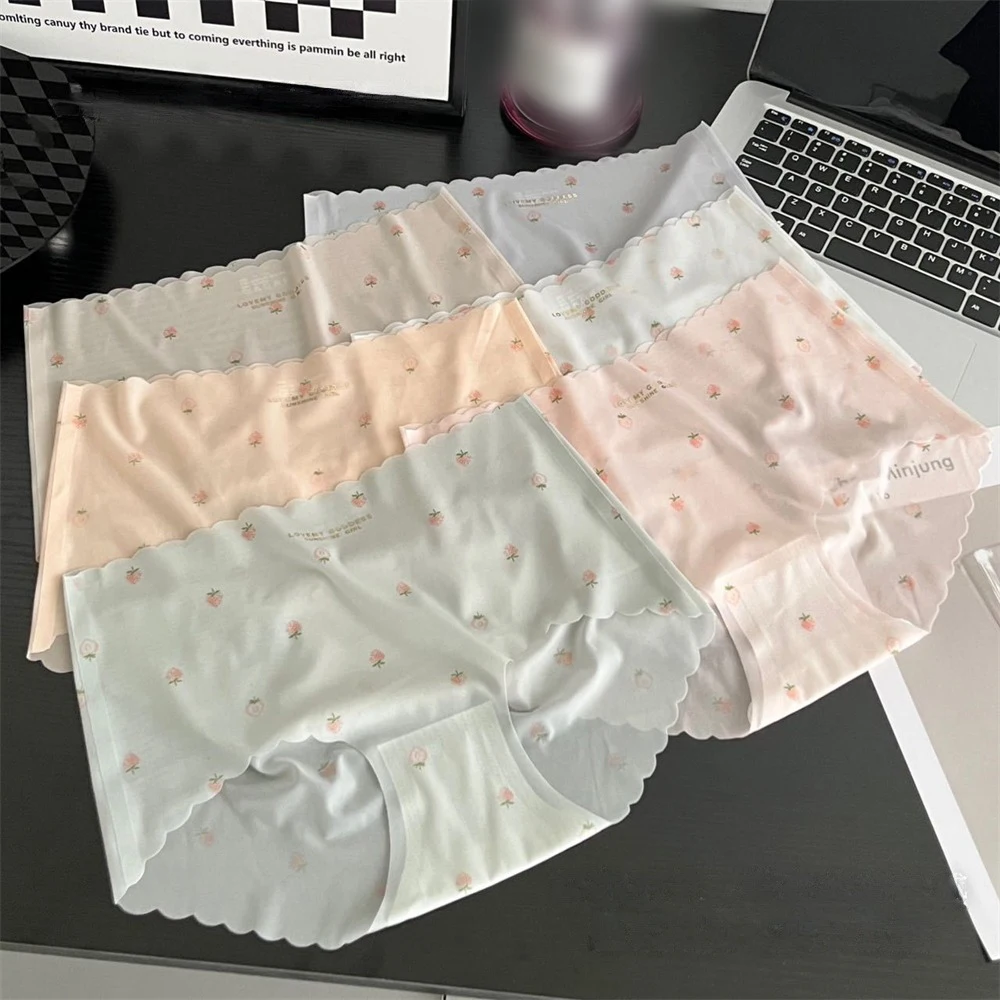 Женское Бесшовное нижнее белье из натурального хлопка с клубничным льдом