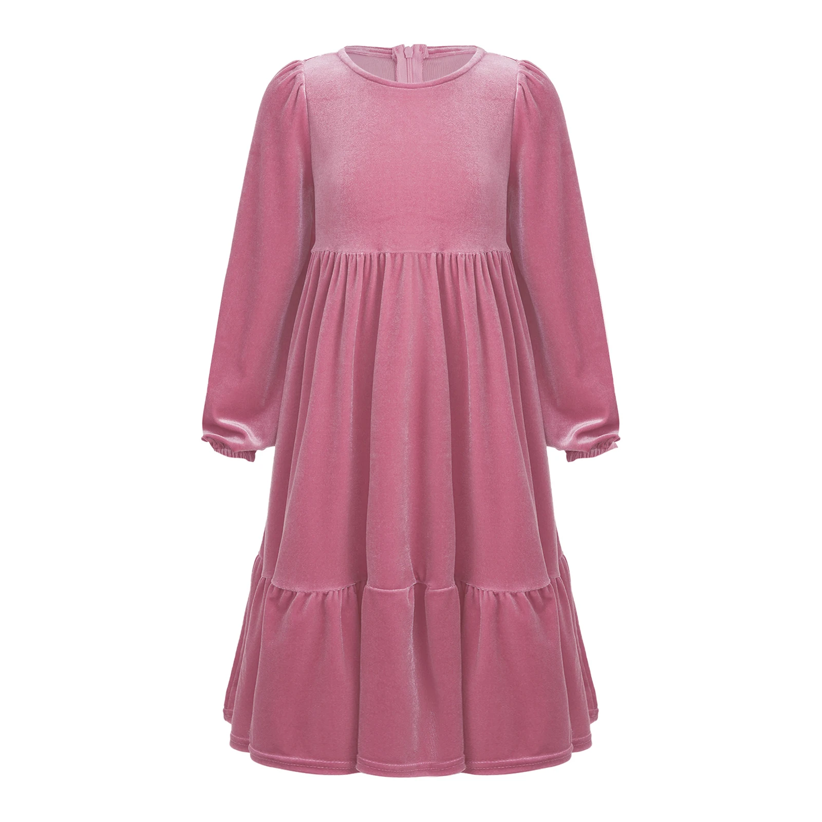 Рисунок 4 - Детское бархатное платье с рукавами-фонариками