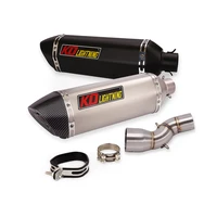 exhaust pipe for honda cbr1000 2017 2020 motorcycle escape muffler mid link pipe slip on removable db killer stainless steel