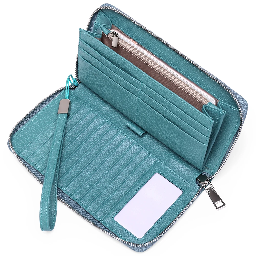 

Leather Women's Long Wallet Female Card Holder Women's Purses Coin Purse Women's Wallet Handbag Large Capacity Clutch Bag