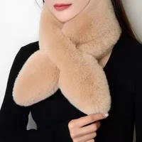 womens winter plus velvet anti real fox fur scarf fashion mens warm thickening anti real grass scarf natural fox warm scarf