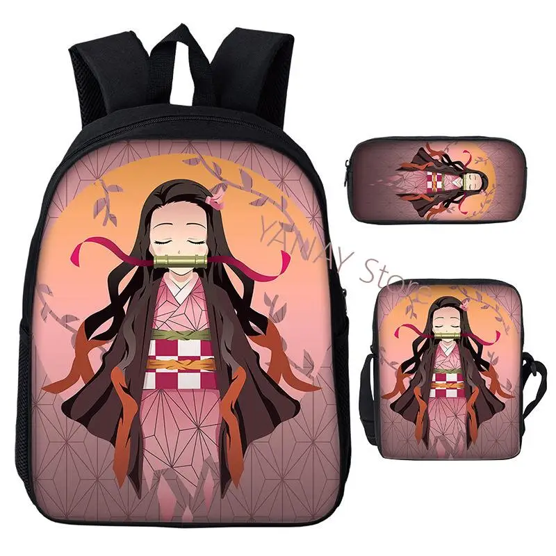 Demon Slayer Blade Shoulder Bag My Neighbor Totoro Hanako Jun Cosplay Children's cartoon student backpack stationery bag |