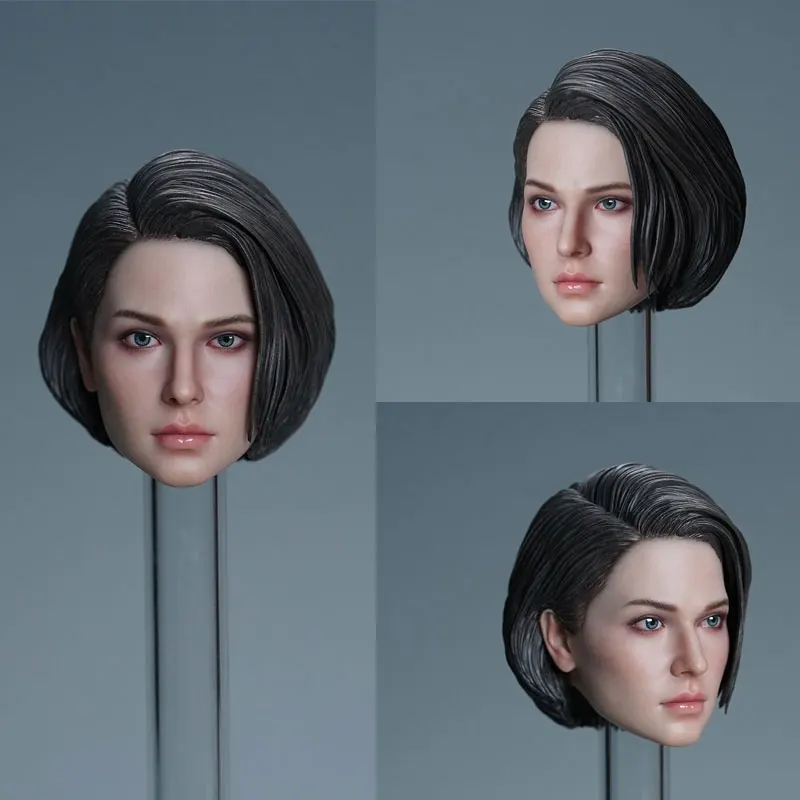 

Супер утка SDH043 1/6 Jill ПВХ женская голова Лепка модель игрушки DIY 12 дюймов TBLeague экшн-фигурка