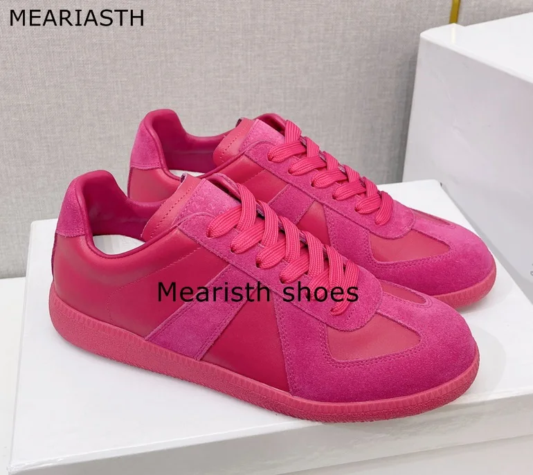 

Meariasth New Fashion Lace-Up Spring Summer Breathable Vintage Women Shoes Casual German Flats Female Loafers Trainers Sneakers