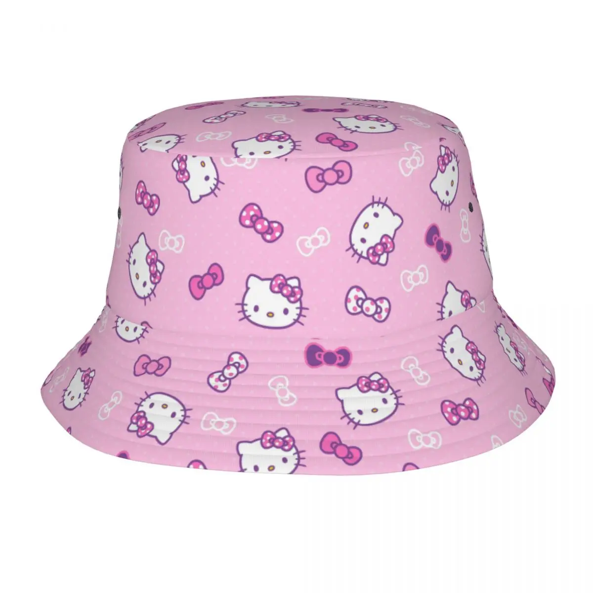 Женская панама для подростков летняя дорожная шляпа с котенком и белым Бобом