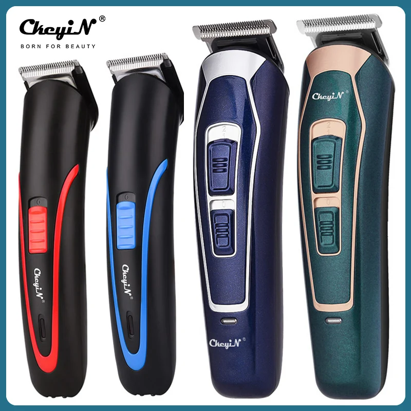 

CkeyiN Professional Hair Clipper Men Beard Trimmer Rechargeable Kid Hair Cutting Machine Low Noise Haircut & Limit Comb Shaving