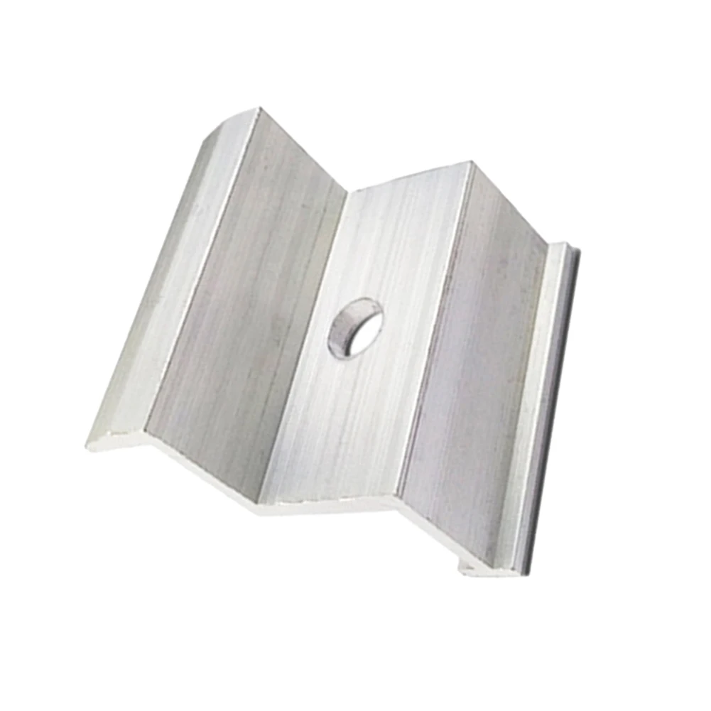 

4/10pcs Solar Aluminum End Clamp For 35/40mm Solar Panel Module Solar PV Photovoltaic Mounting Bracket Solar Panel Accessories