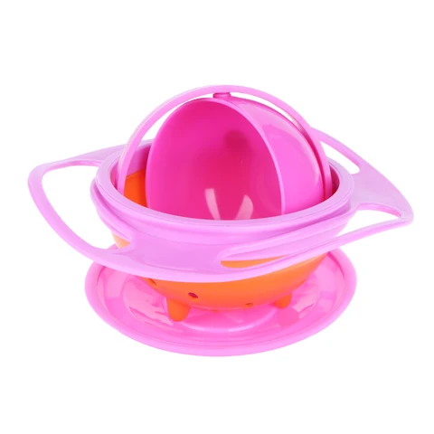 Сбалансированная детская игрушка в форме НЛО, тарелки для кормления младенцев, поворот на 360 градусов, защита от протекания, герметичные Детские принадлежности