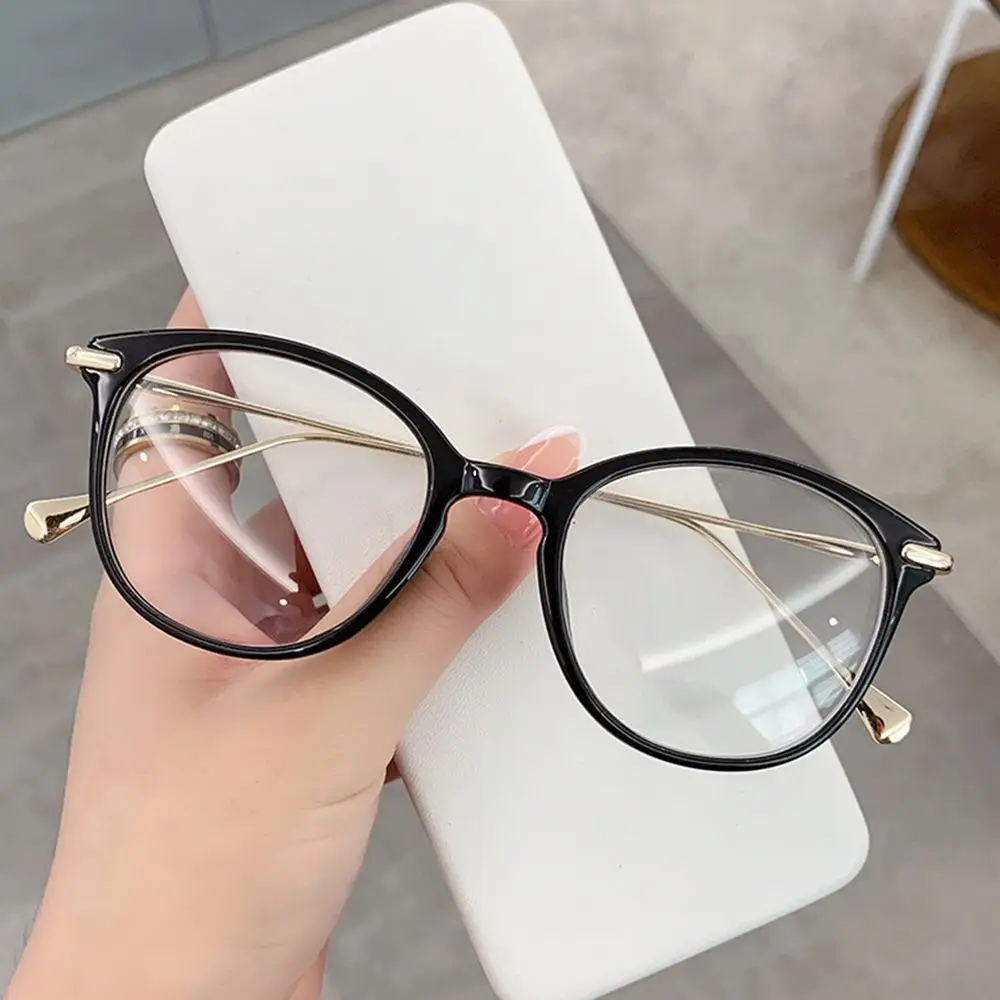 Очки унисекс в большой круглой оправе с защитой от УФ-лучей |