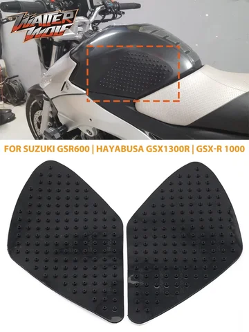 Накладка на бак для SUZUKI GSR 600 HAYABUSA GSX1300R GSXR 1000 K9, аксессуары для мотоцикла, противоскользящая боковая накладка на бак, тяговая наклейка, наклейка