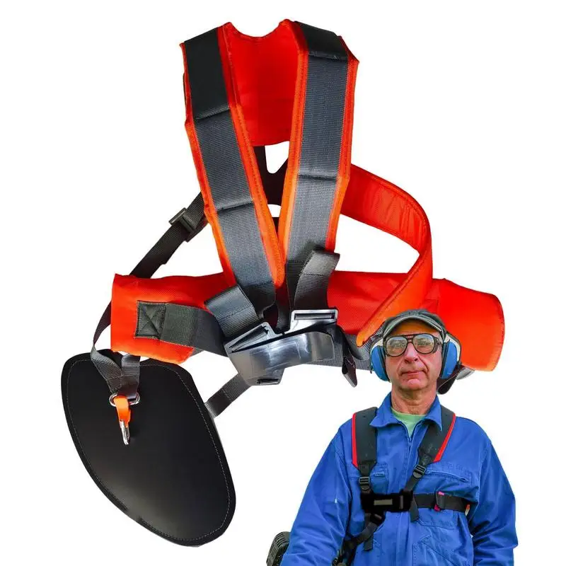 

Shoulder Strap For Weed Trimmer Adjustable Harness Shoulder Strap Backpack Double Shoulder Comfortable Weed Eater Attachments