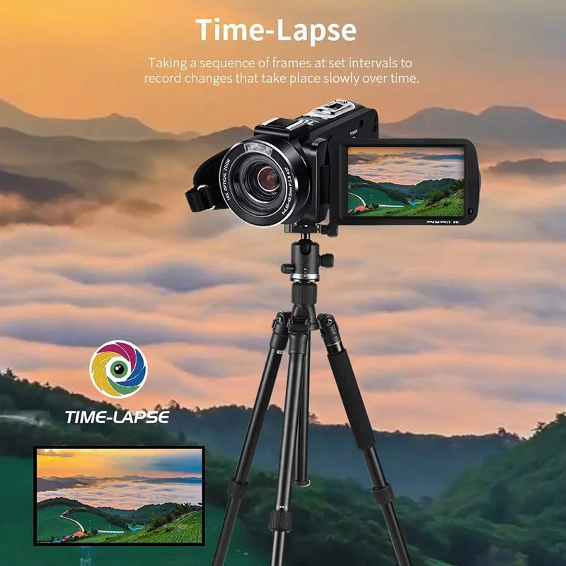 Видеокамера 4K YouTube Facebook прямой транслятор блоггер видеорегистратор Full HD