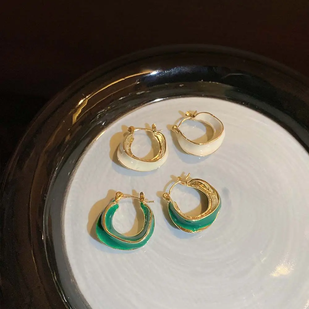 

Korean Style Hoop Earrings Women's earrings Geometric Stud Earrings Irregular Party Jewelry Circle Ear Accessories