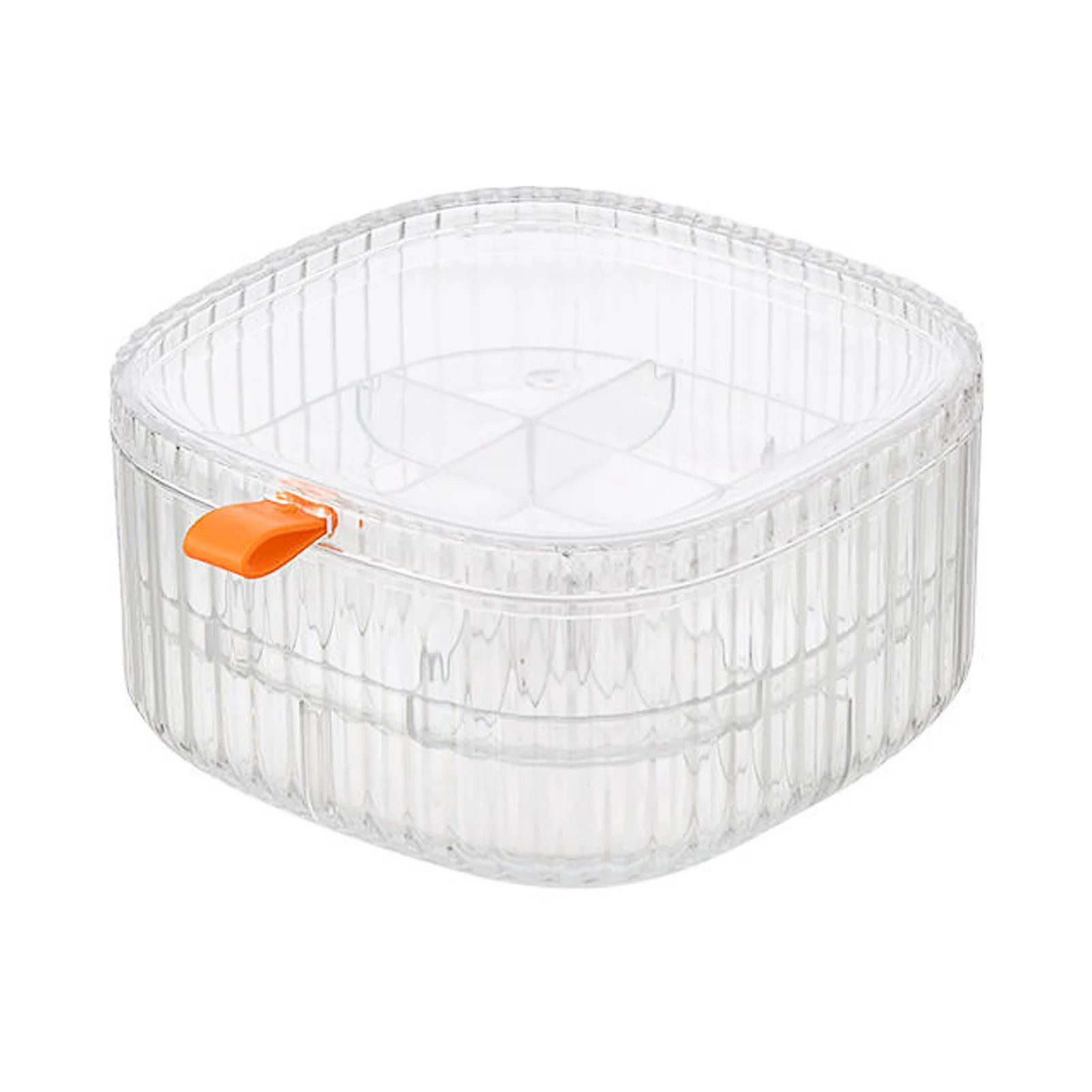 

Акриловая шкатулка для хранения ювелирных изделий, прозрачный органайзер для сережек с крышкой, Женский держатель для ожерелий