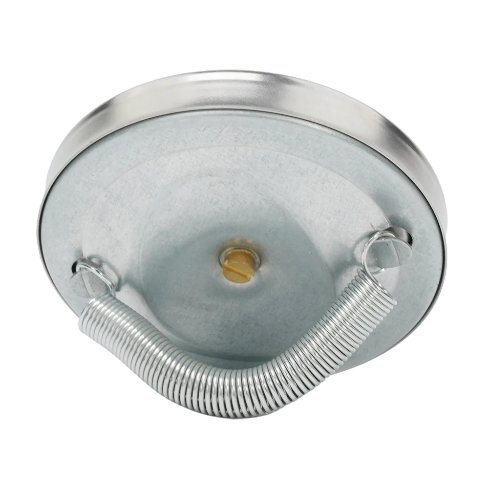 

Durable Pipe Thermometers Bimetal 0-120℃ Analog Heating Pipe Industrial Pipeline Measuring Spring Stainless Steel