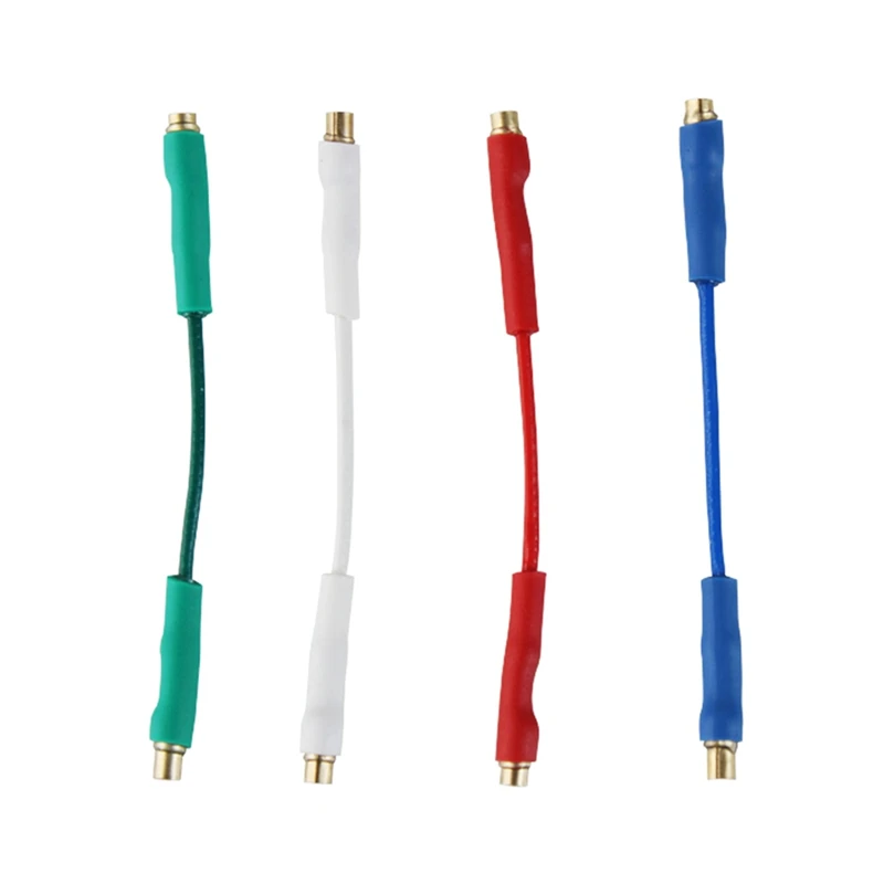 

1 Set Phono Cover Four-Color Connection Cable Universal Phono Connection Cable Connecting Cable