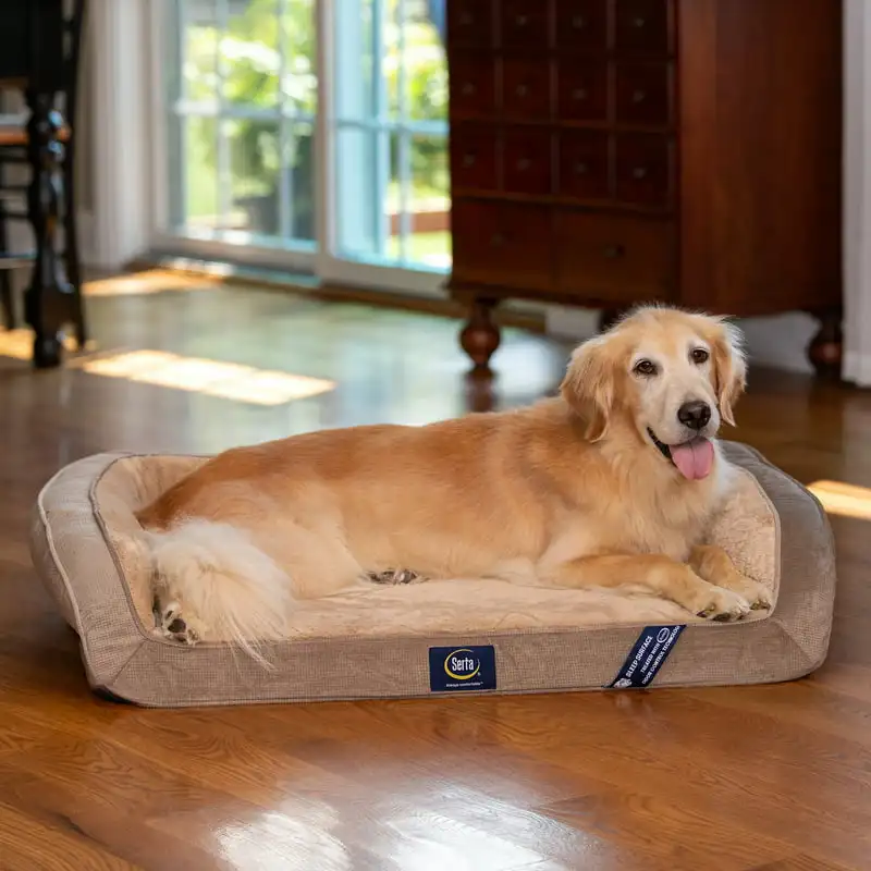 

Large, Quilted Gel Memory Foam Couch Pet Bed