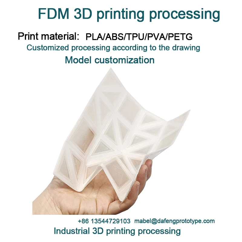 

3D printing service plastic model FDM process PLA prototype ABS product shell SLA resin processing proofing customization